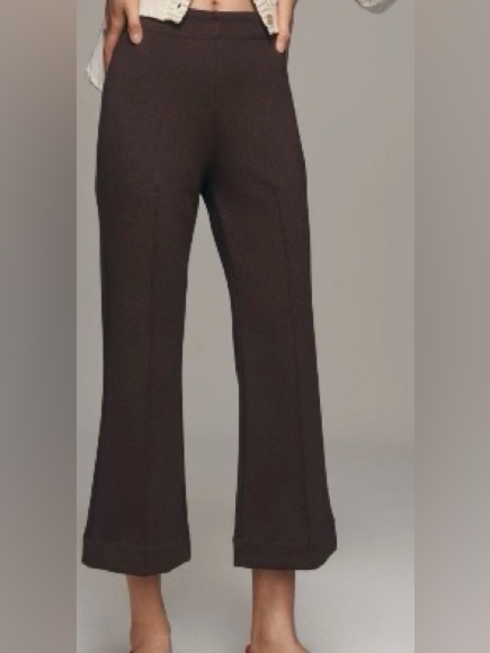 Anthropologie: Maeve Brown Margot kick flare Pants NWT